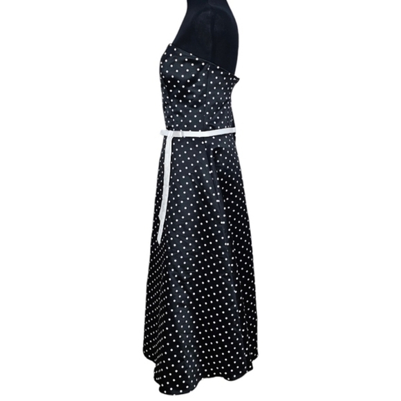Gunne Sax Jessica McClintock Vintage Rockabilly Retro 50s Polka Dot Swing Dress - Picture 5 of 13